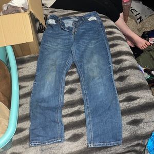 Old navy size 8 “the power Jean” straight ankle je